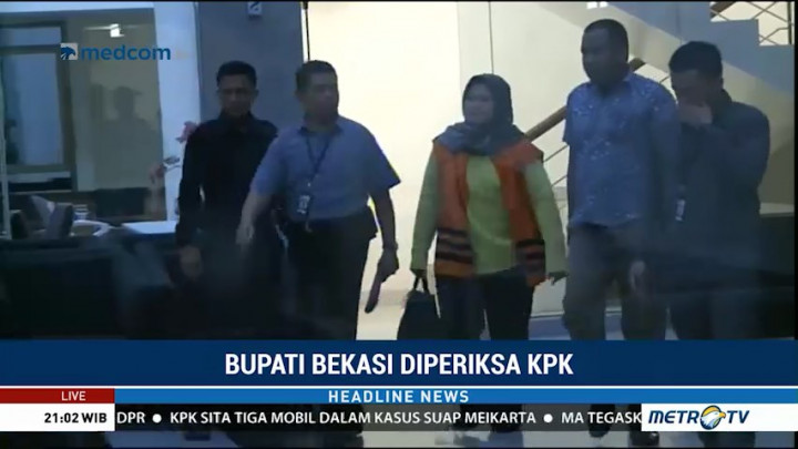 Bupati Bekasi Ditahan KPK