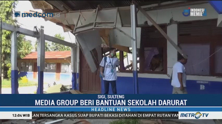 Media Group Beri Bantuan Sekolah Darurat