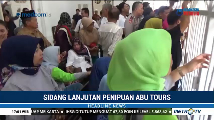 Diwarnai Protes, Sidang Abu Tours Diskors Berkali-Kali
