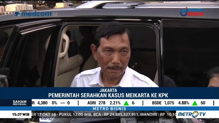Luhut: Pemerintah Hanya Bantu Proses Investasi Meikarta