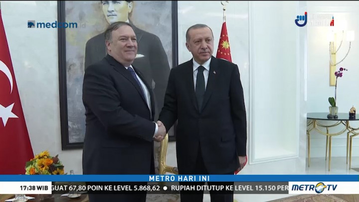 Menlu AS Temui Erdogan Bahas Kasus Hilangnya Jurnalis Arab Saudi