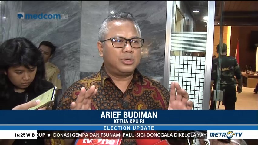 KPU Batal Beri Tanda Caleg Mantan Napikor