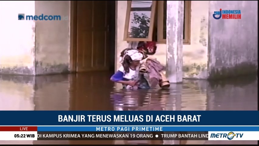 Banjir Rendam 10 Kecamatan di Aceh Barat