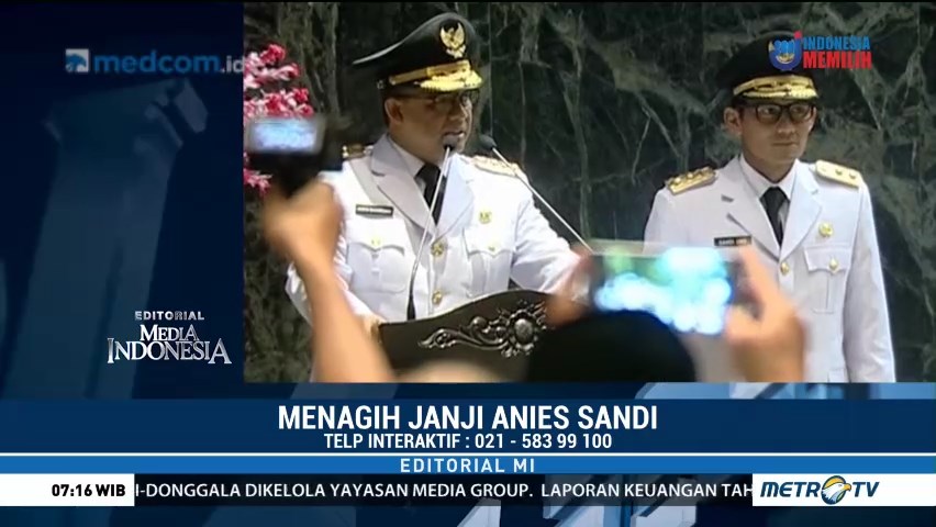 Menagih Janji Anies-Sandi