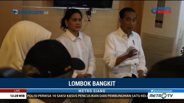 Jokowi Kunjungi NTB Pantau Pencairan Dana Rehabilitasi