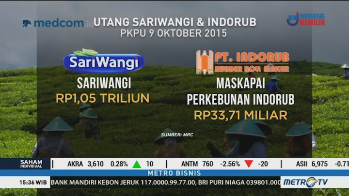 PT Sariwangi Pailit karena Tak Mampu Bayar Utang