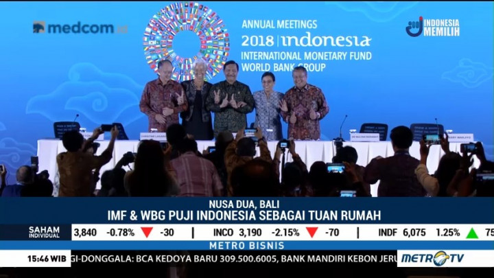 Cerita Sukses Pertemuan IMF-World Bank 2018