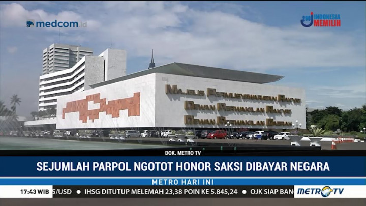 Polemik Honor Saksi Masuk APBN
