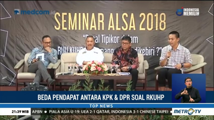 Beda Pendapat Antara KPK dan DPR soal RKUHP Masih Berlanjut