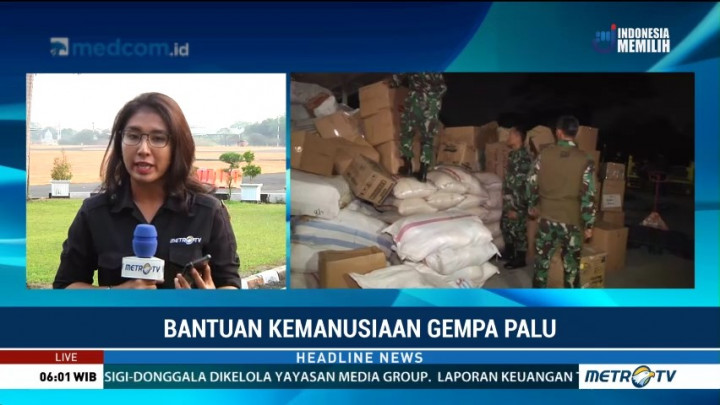 9 Ton Bantuan Logistik dan Tenaga Medis Dikirim ke Palu