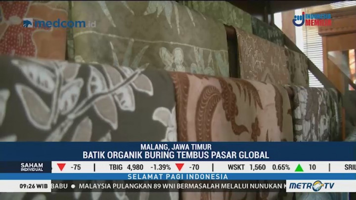 Batik Organik Buring Kerja Sama dengan Hermes