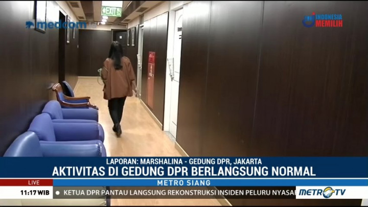 Aktivitas di Gedung DPR Berlangsung Normal