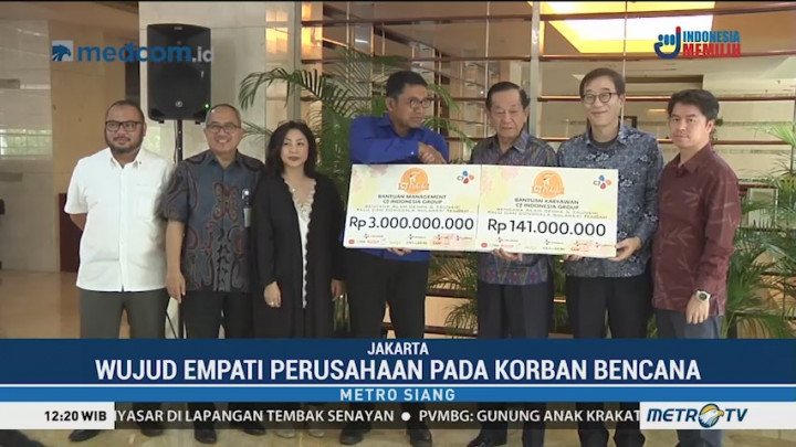 CJ Indonesia Group Salurkan Rp3,1 M untuk Korban Gempa