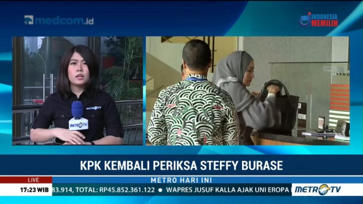 KPK Kembali Periksa Steffy Burase