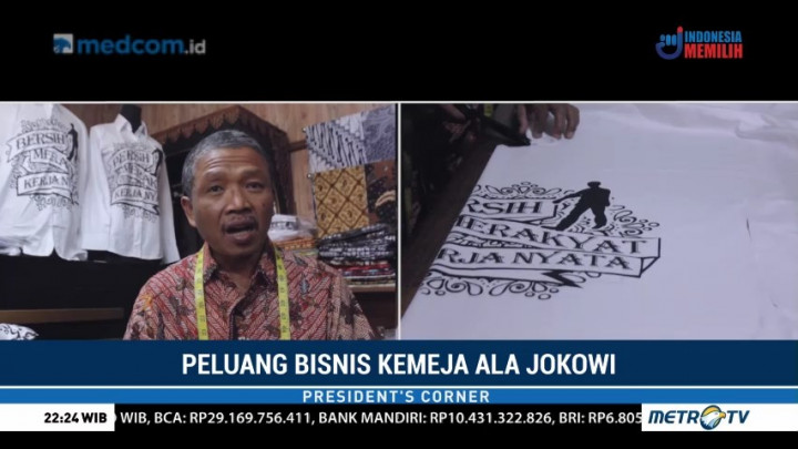 Peluang Bisnis Kemeja ala Jokowi