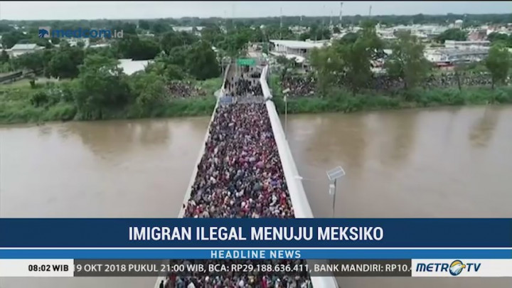 Ribuan Imigran Honduras Berusaha Masuk ke AS