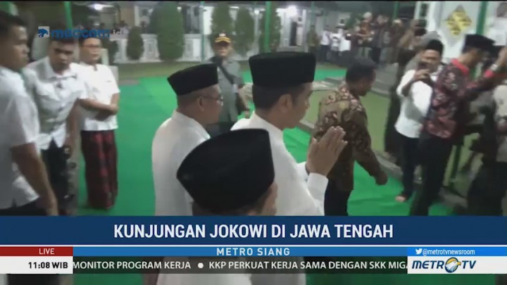 Jokowi Silaturahmi ke Ponpes Al-Itqon Semarang