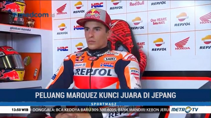 Peluang Marquez Kunci Juara di Jepang