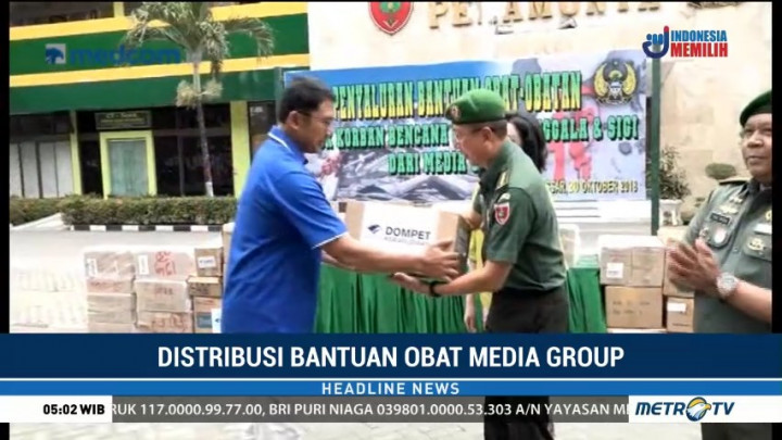 Distribusi Bantuan Obat-obatan Media Group