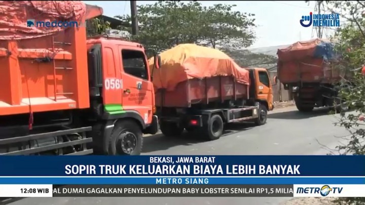 Truk Sampah DKI Terpaksa Lewat Jalur Cibubur dan Cileungsi