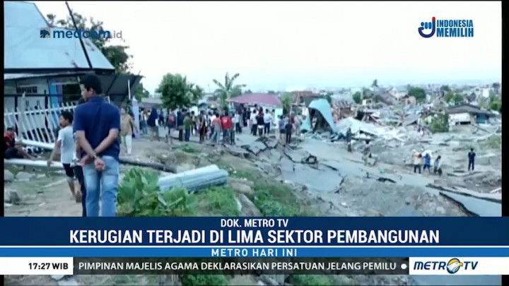 Kerugian Akibat Bencana di Sulteng Capai Rp13 T