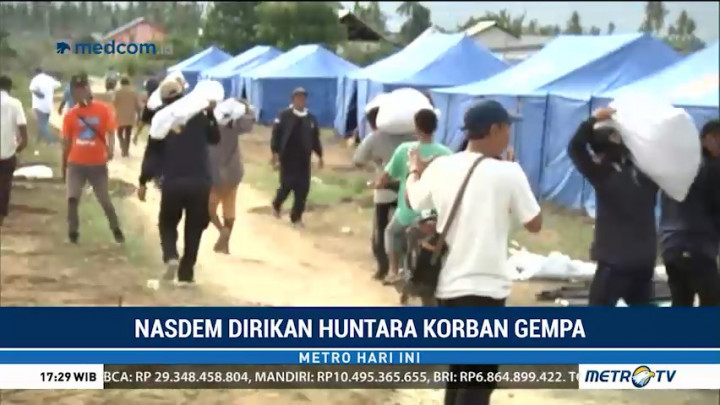 Pemerintah Targetkan 70 Ribu Huntara untuk Pengungsi di Sulteng