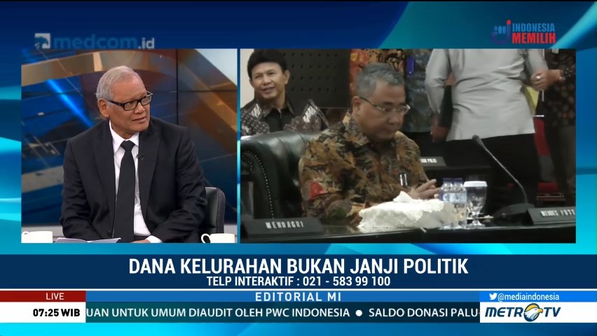 Bedah Editorial MI: Dana Kelurahan bukan Janji Politik