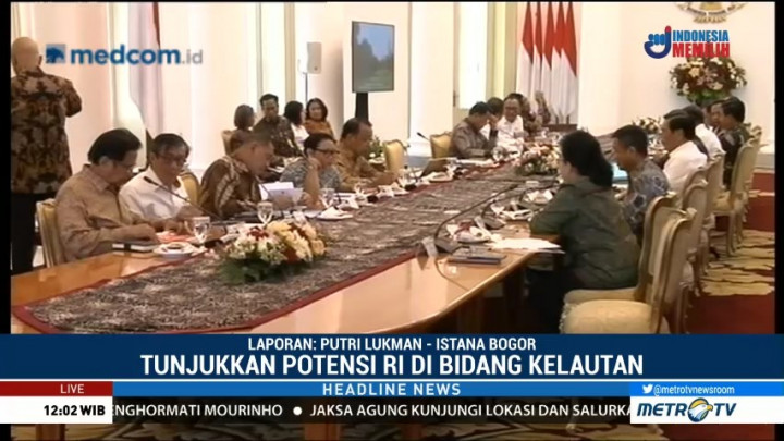 Jokowi Gelar Ratas Bahas Persiapan Konferensi Laut Dunia