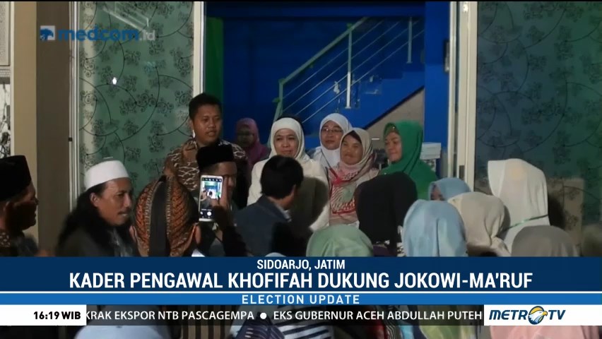 Kader Pengawal Khofifah Dukung Jokowi-Ma'ruf di Pilpres 2019