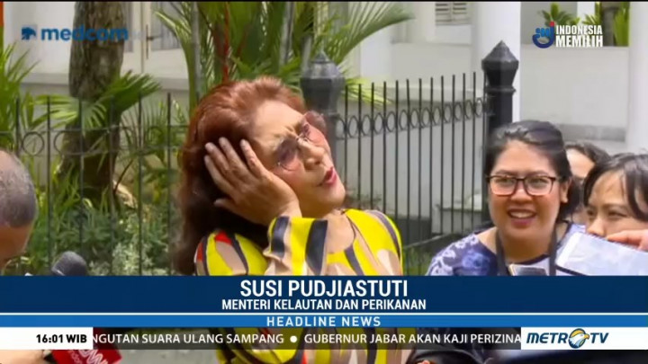 Enggan Tanggapi Sandi, Menteri Susi Pilih Tidur
