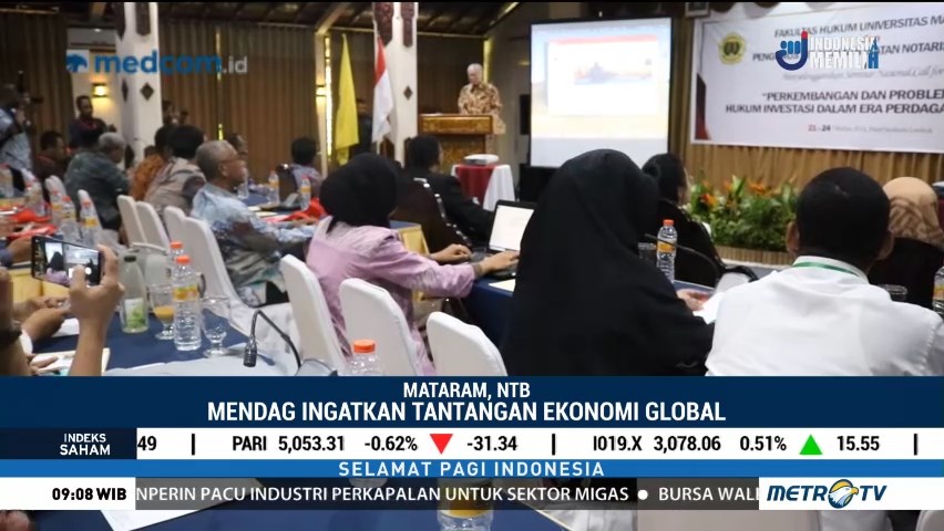 Mendag Ingatkan Tantangan Ekonomi Global