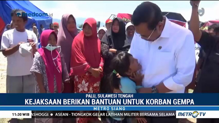 Jaksa Agung Tinjau Langsung Lokasi Terdampak Bencana Sulteng