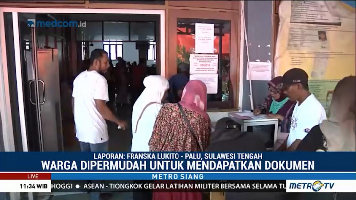 Dukcapil Palu Permudah Korban Gempa Urus Dokumen