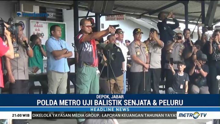 Polisi Uji Balistik Peluru Nyasar ke Gedung DPR