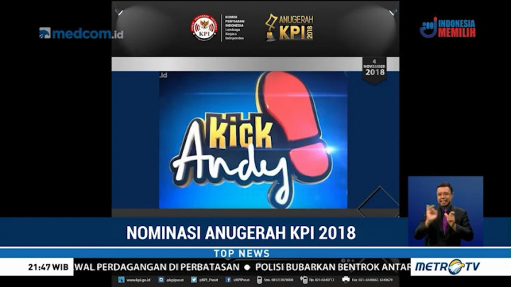 Tiga Program Metro TV Masuk Nominasi Anugerah KPI 2018