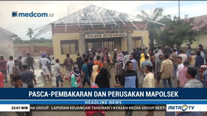 Polisi dan Warga Aceh Tamiang Bermusyawarah Pascapembakaran