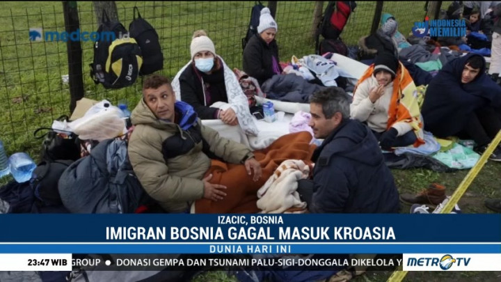 Imigran Asal Bosnia Gagal Masuk Kroasia
