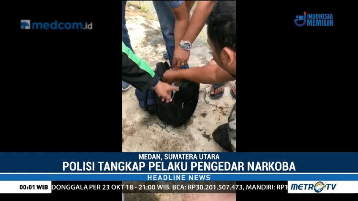 Polisi Tangkap Pengedar Narkoba di Sumut