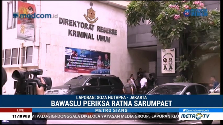 Hari Ini, Bawaslu Periksa Ratna Sarumpaet di Polda Metro