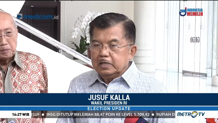 JK Tegaskan Negara Hanya Anggarkan Pelatihan Saksi di Pemilu 2019