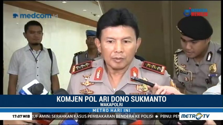 Polisi Kejar Perekam dan Penyebar Video Pembakaran Bendera