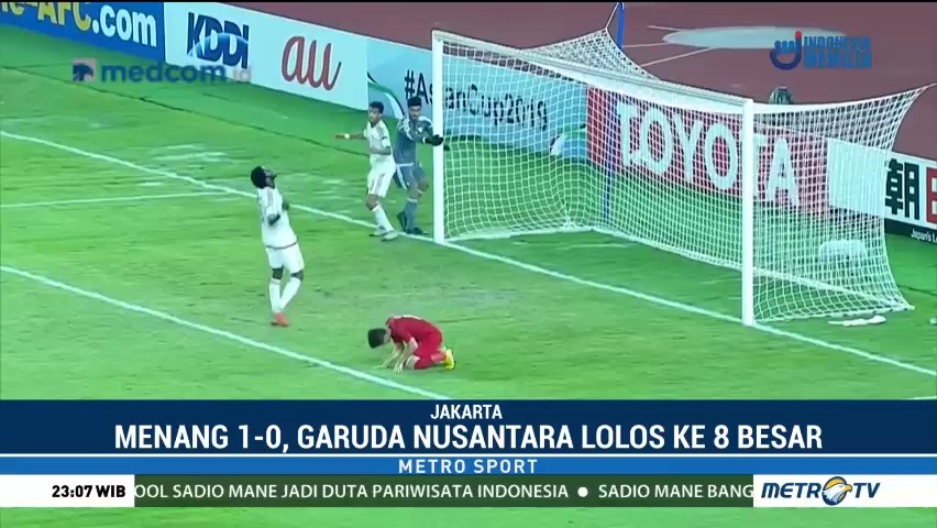 Kalahkan UEA, Indonesia Lolos ke 8 Besar Piala AFC U-19