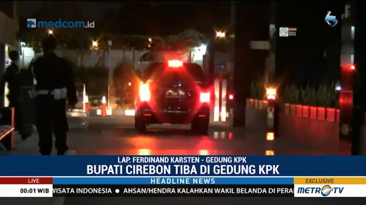Bupati Cirebon Tiba di Gedung KPK