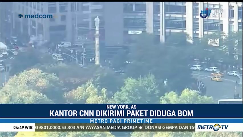 Kantor CNN di New York Dapat Ancaman Bom