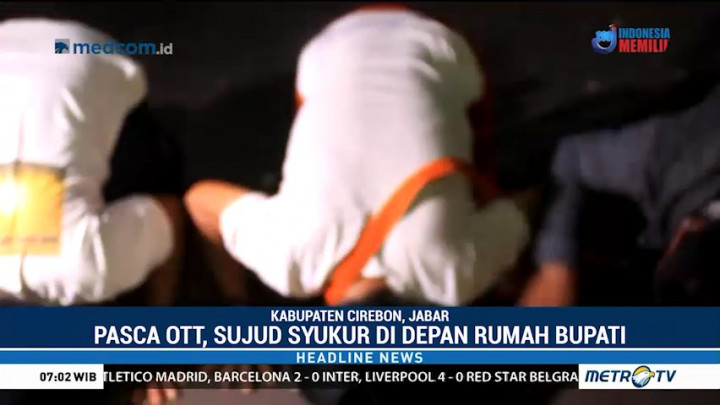 Aktivis Sujud Syukur Usai Bupati Cirebon Kena OTT