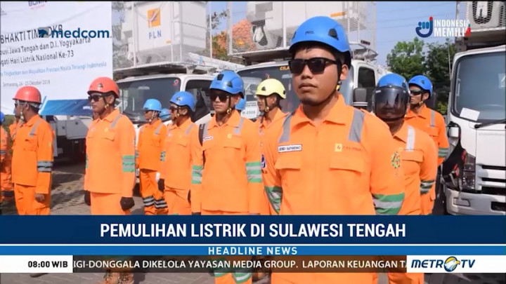 PLN Unit Jateng-DIY Kirim Relawan ke Sulteng
