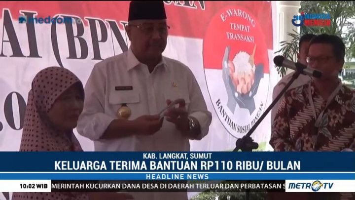 78.068 KK di Langkat Terima Program Bantuan Pangan Nontunai