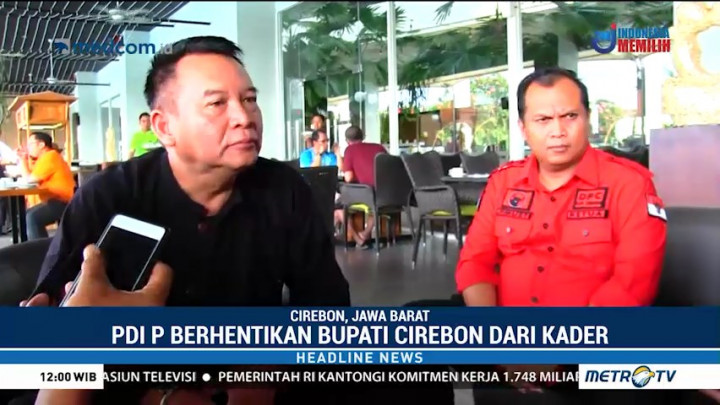 PDIP Pecat Bupati Cirebon