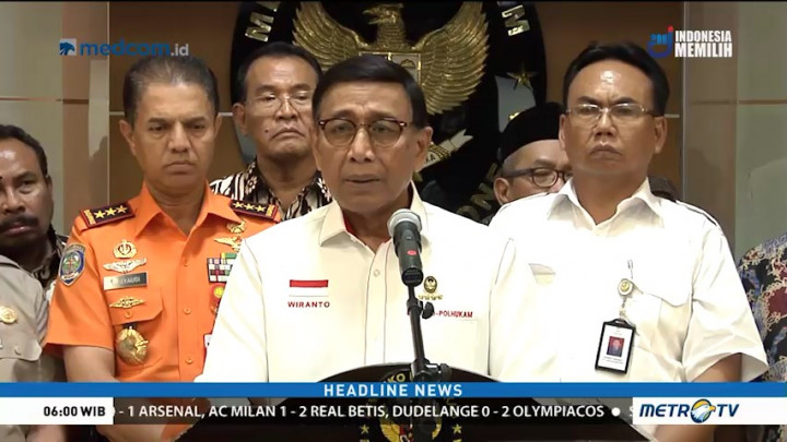 Wiranto Gelar Rapat Koordinasi Penanganan Pascabencana Sulteng
