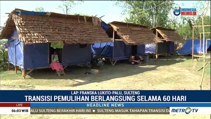 Masa Tanggap Darurat Bencana di Sulteng Dihentikan Hari Ini